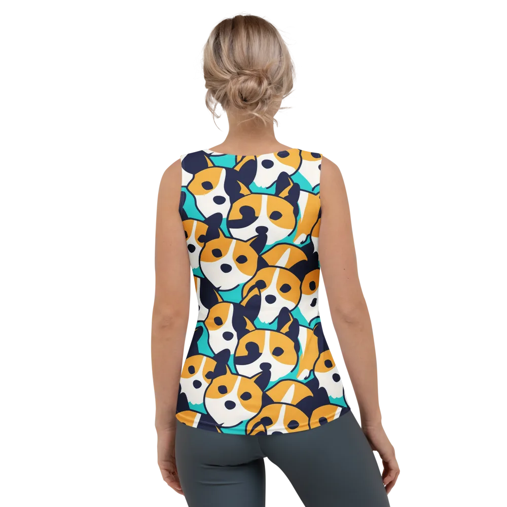 Calico Current on Women's Tank Top — Back
