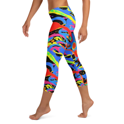 Orbit Opus on a Capri Leggings