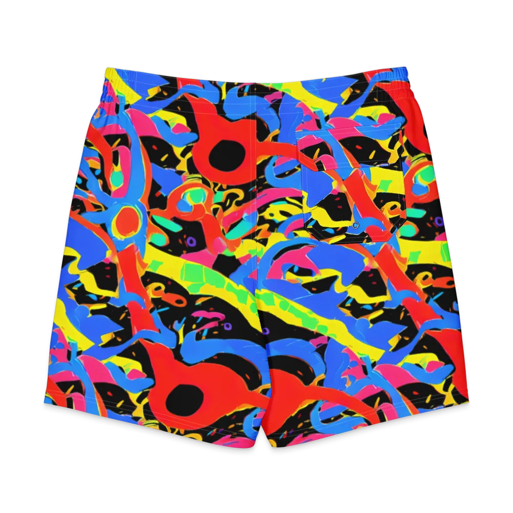 Orbit Opus on Men's Board Shorts — Back