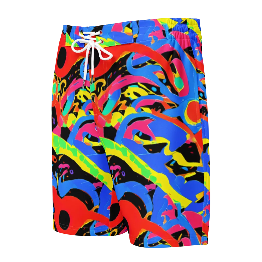 Orbit Opus on Men's Board Shorts — Front