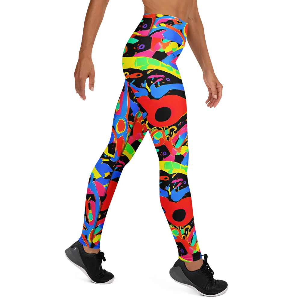 Orbit Opus on Yoga Leggings — Right