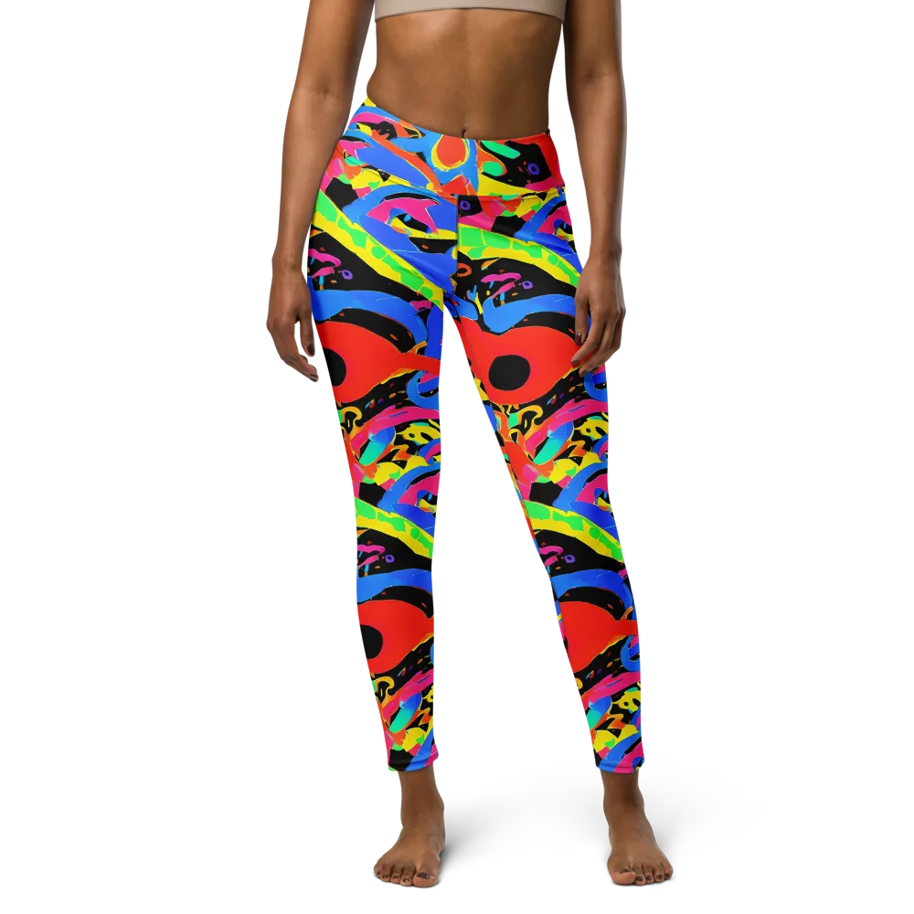 Orbit Opus on Yoga Leggings — Front