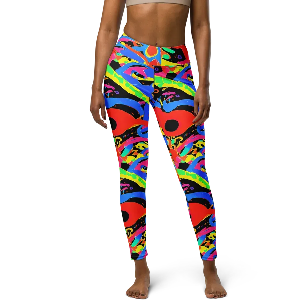 Orbit Opus on Yoga Leggings — Front
