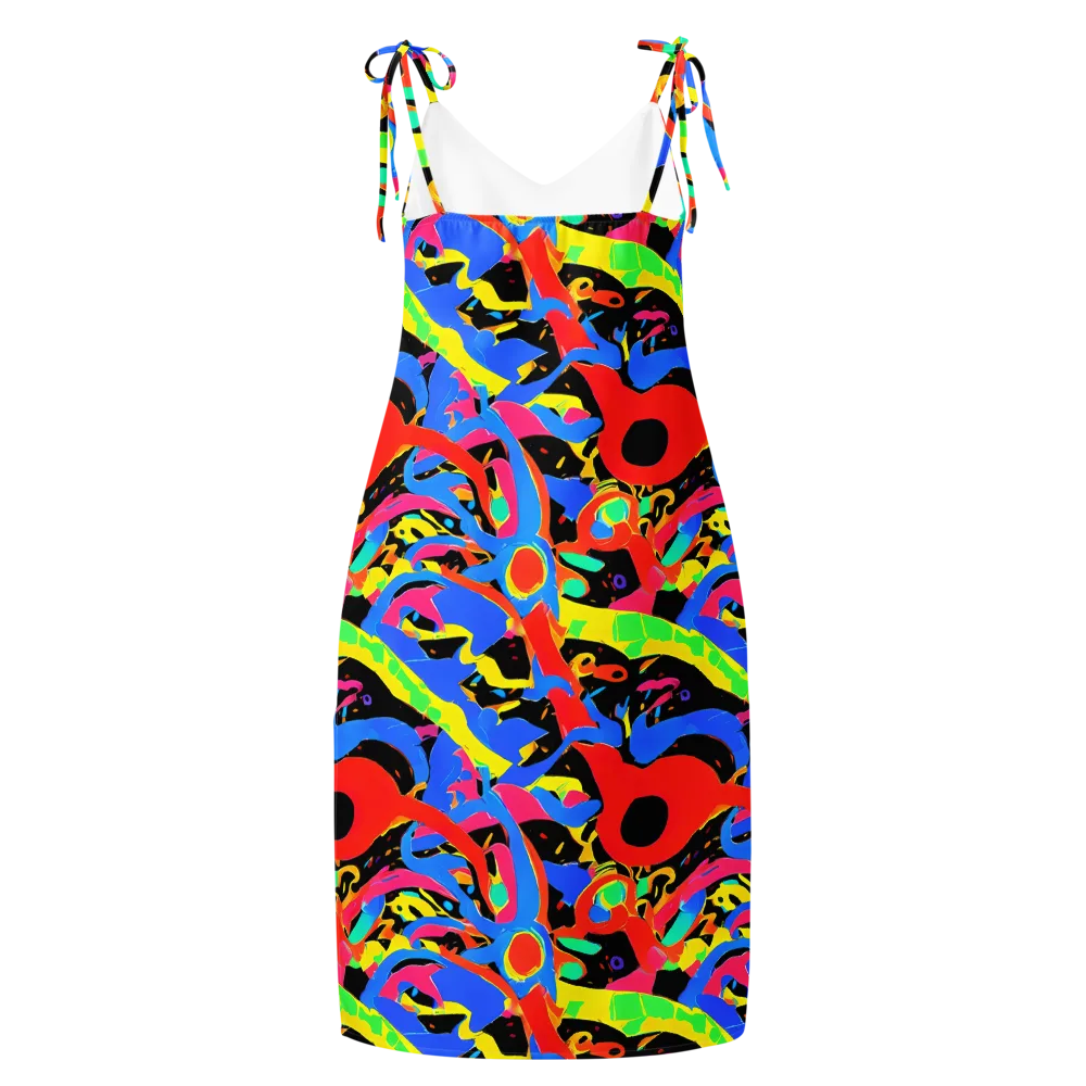 Orbit Opus on Slip Dress — Back