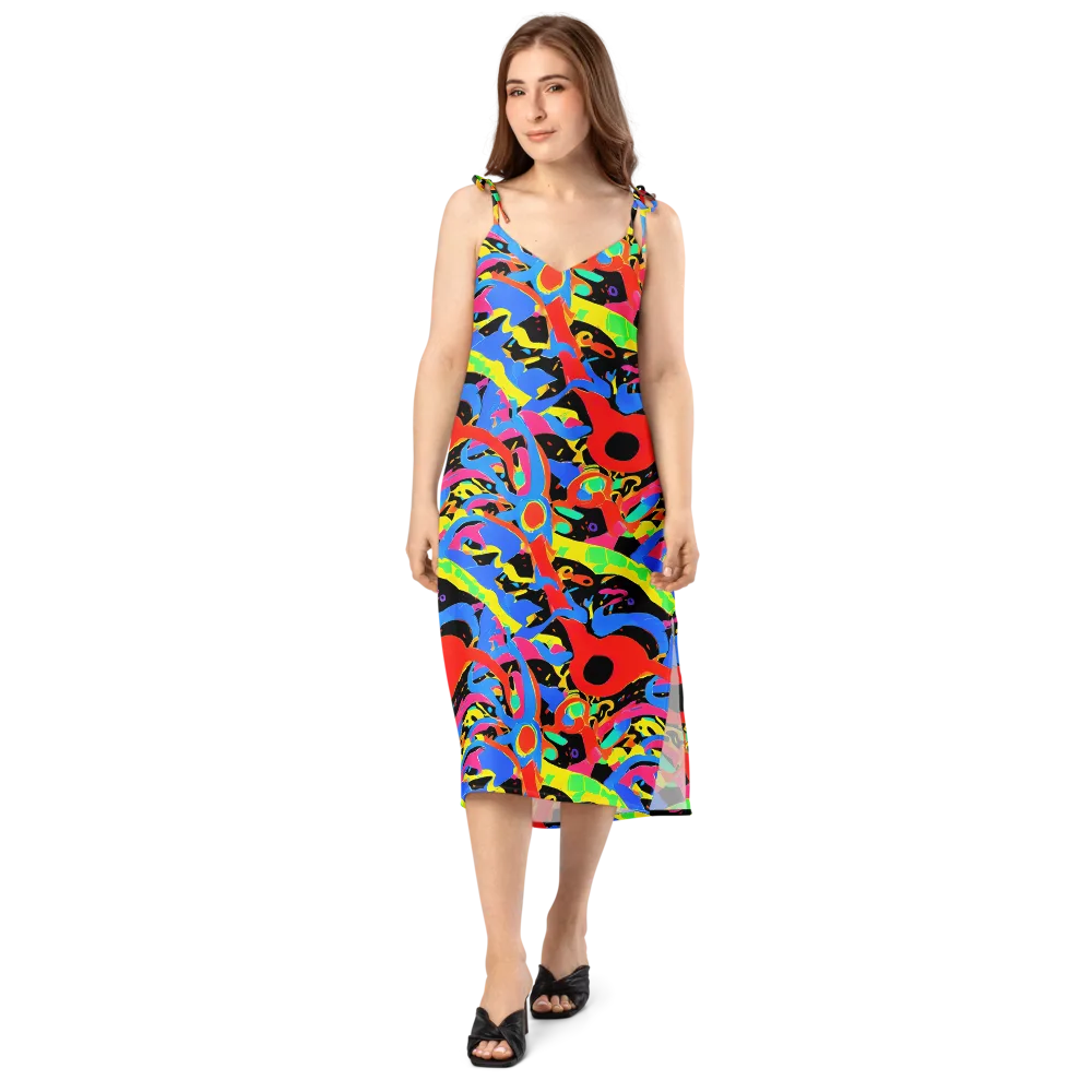 Orbit Opus on Slip Dress — Front