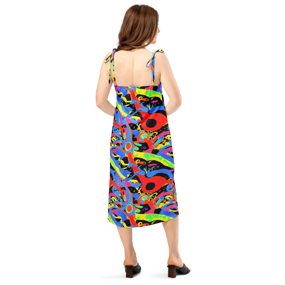 Orbit Opus on Slip Dress — Back