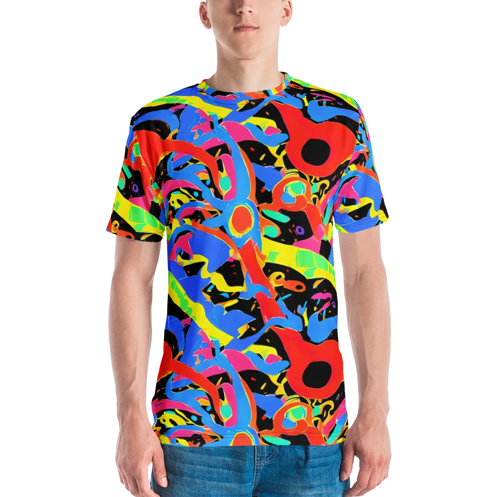 Orbit Opus on Men's Crew Neck T-Shirt — Front