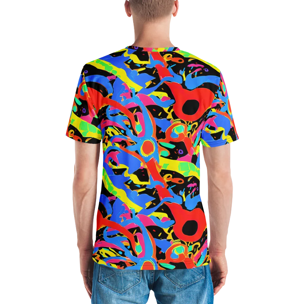 Orbit Opus on Men's Crew Neck T-Shirt — Back