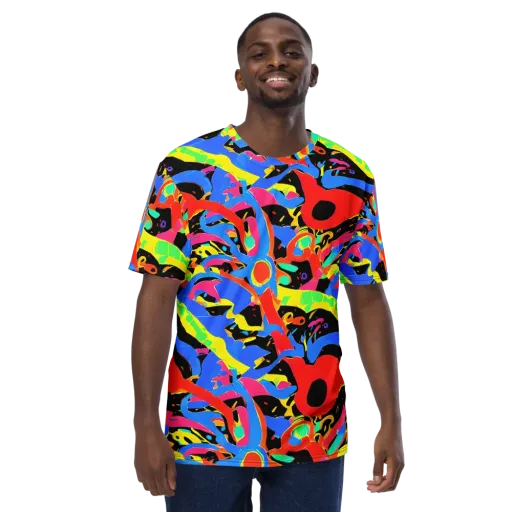 Orbit Opus on a Men's Crew Neck T-Shirt