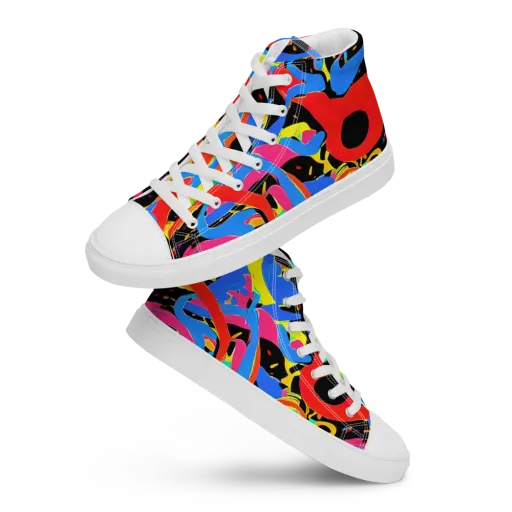 Orbit Opus on a Men's High Top Canvas Shoes