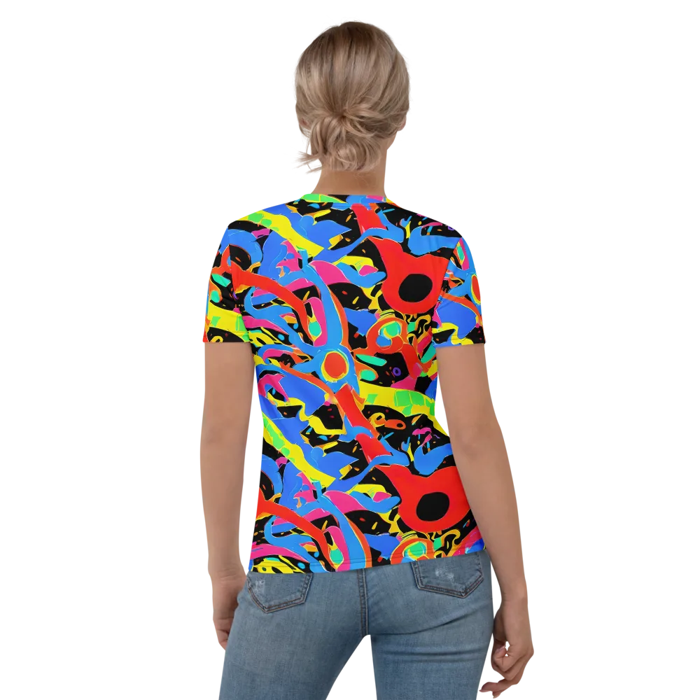 Orbit Opus on Women's Crew Neck T-Shirt — Back