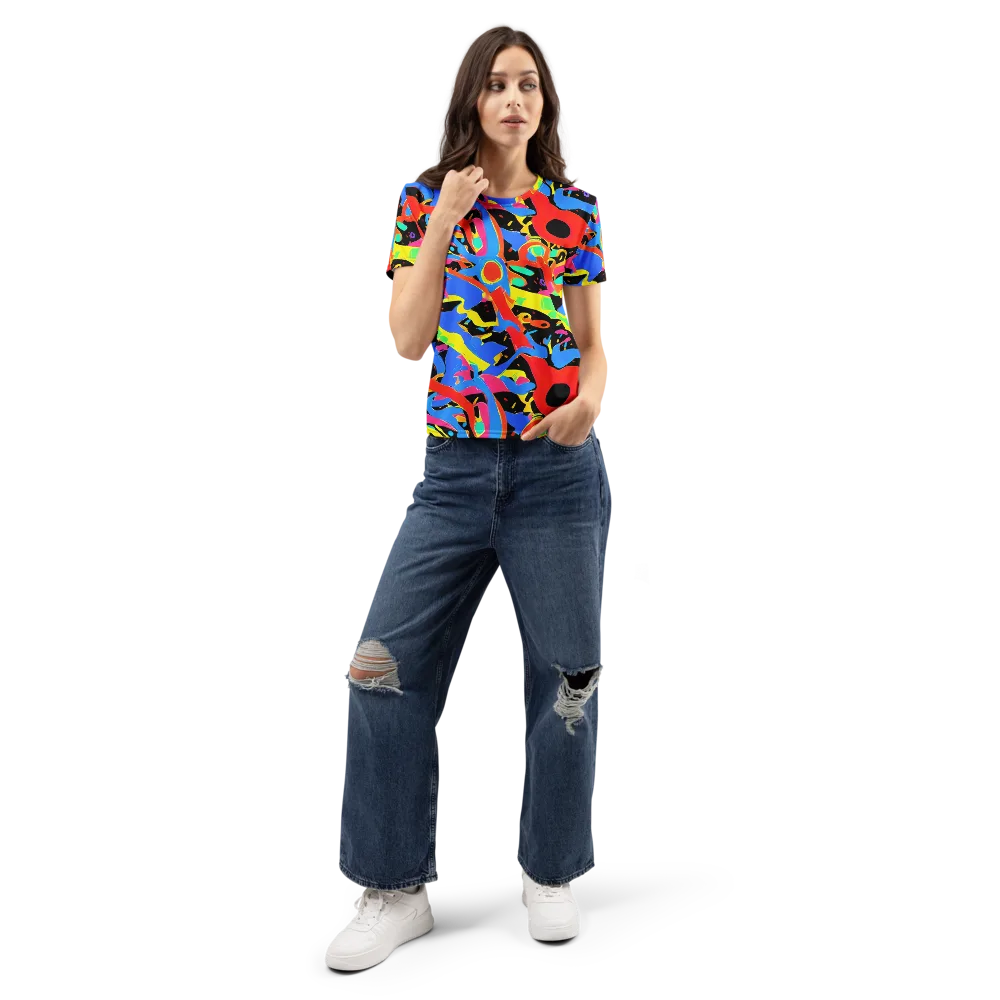 Orbit Opus on Women's Crew Neck T-Shirt — Front