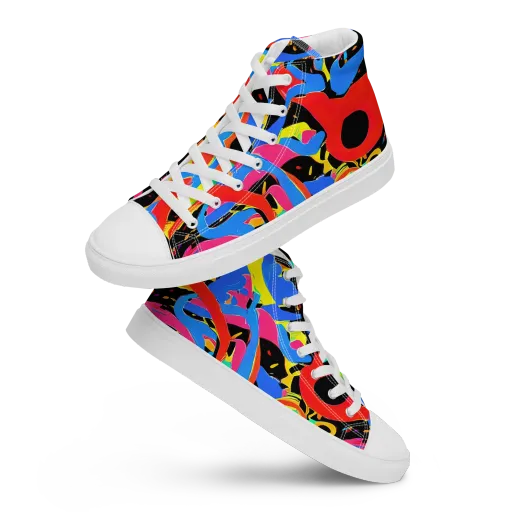 Orbit Opus on a Women's High Top Canvas Shoes