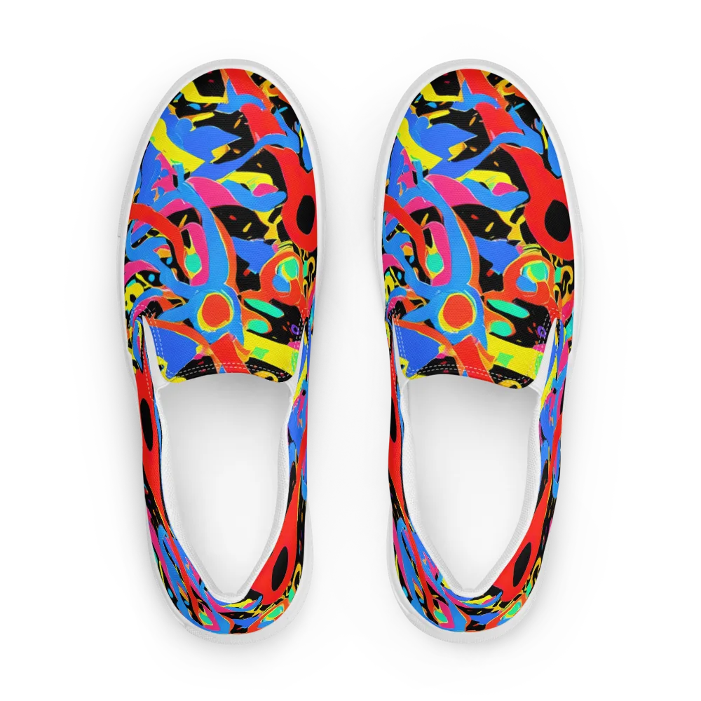 Orbit Opus on Men's Slip-On Canvas Shoes — Front