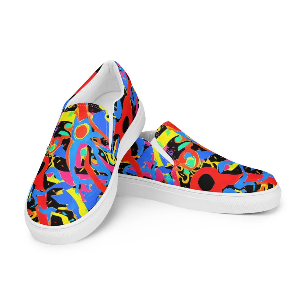 Orbit Opus on Men's Slip-On Canvas Shoes — Left Front