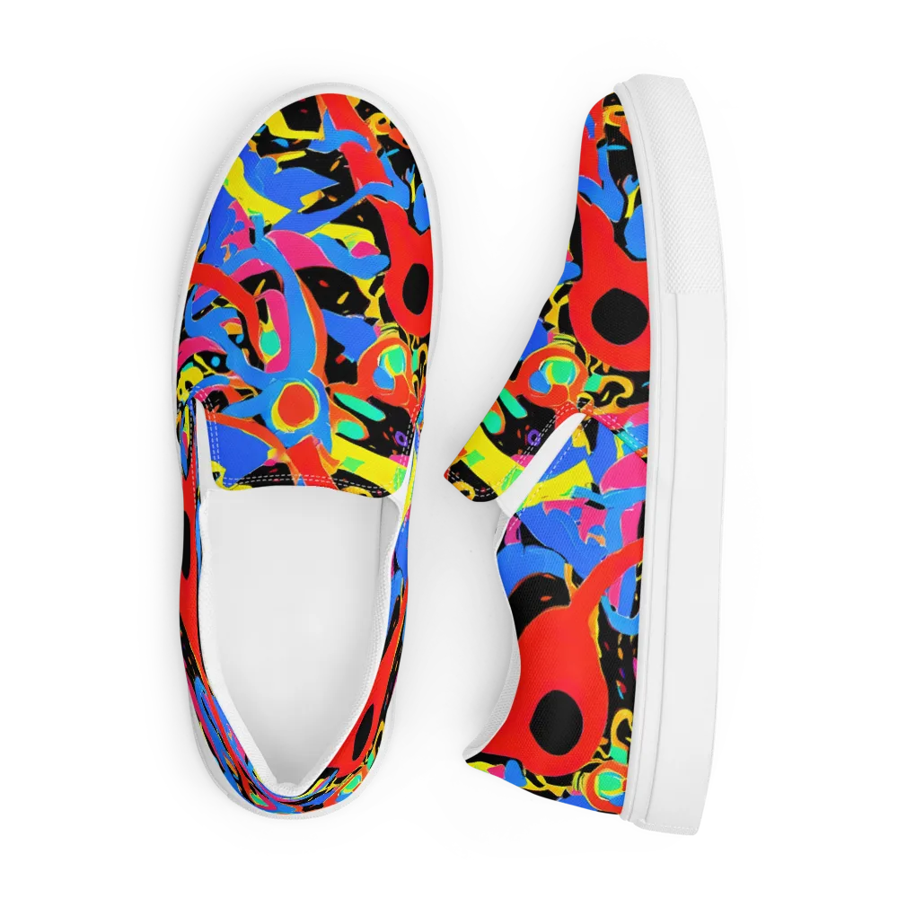 Orbit Opus on Men's Slip-On Canvas Shoes — Front