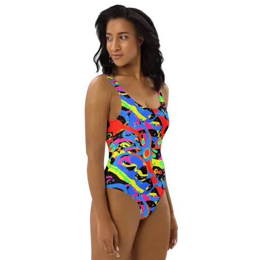 Orbit Opus on a One-Piece Swimsuit