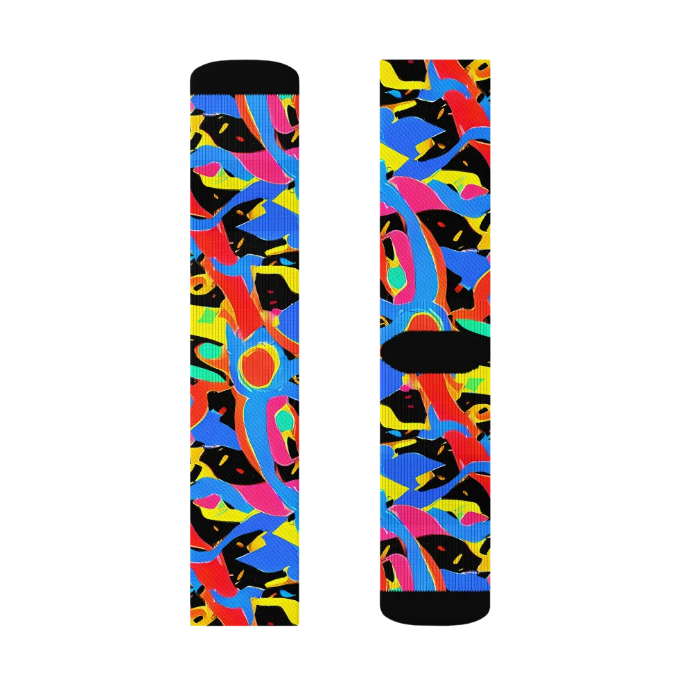 Orbit Opus on Socks — Right Sock