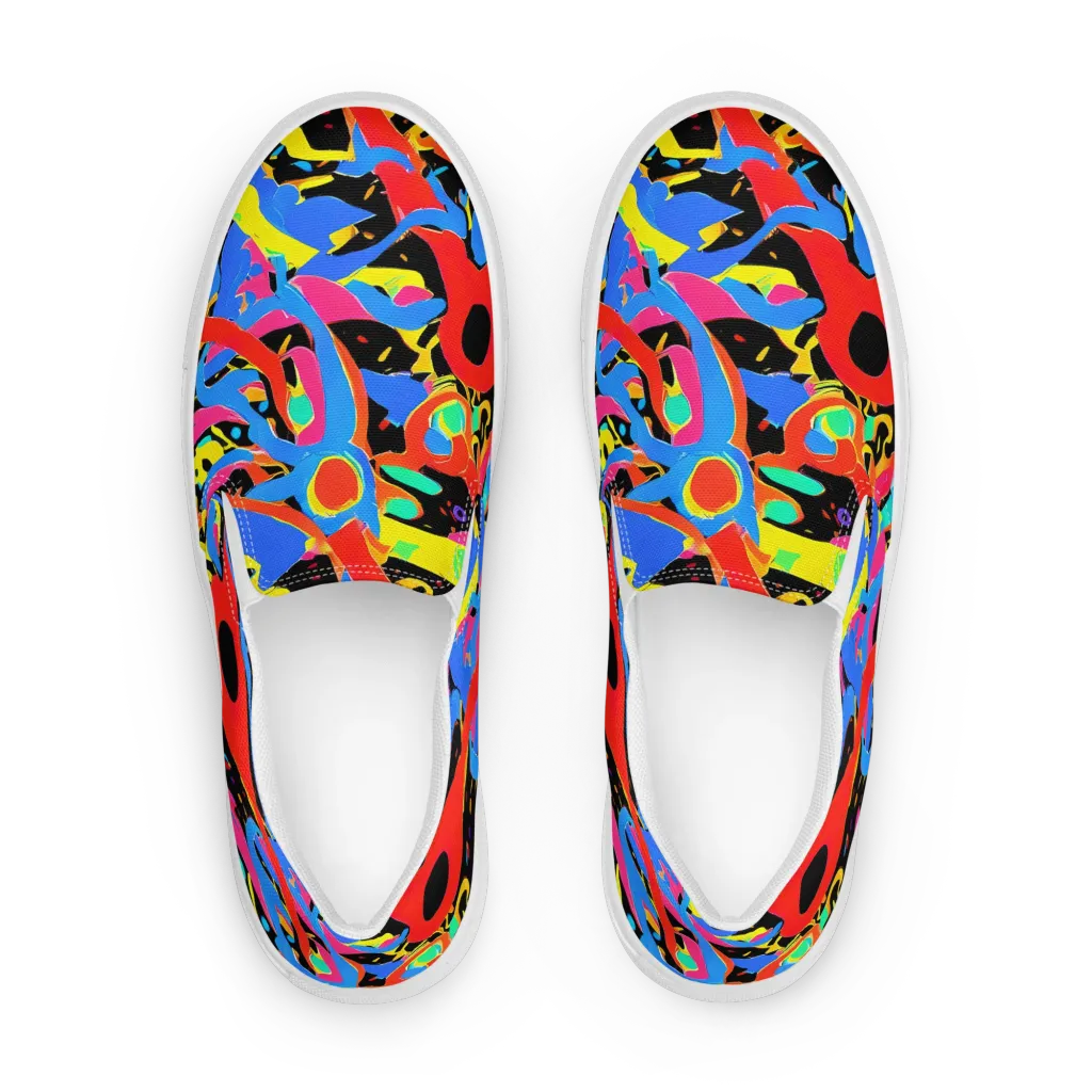 Orbit Opus on Women's Slip-On Canvas Shoes — Front