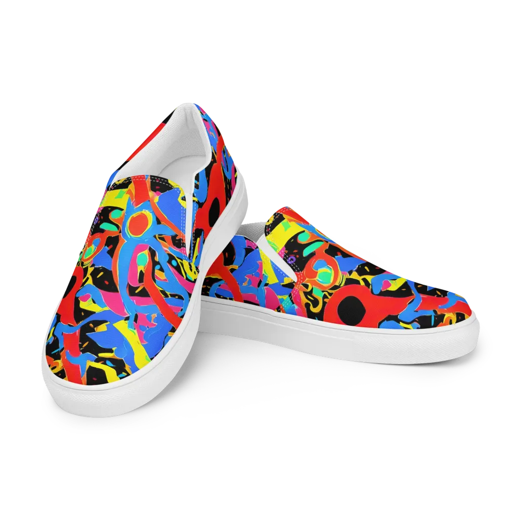 Orbit Opus on Women's Slip-On Canvas Shoes — Left Front
