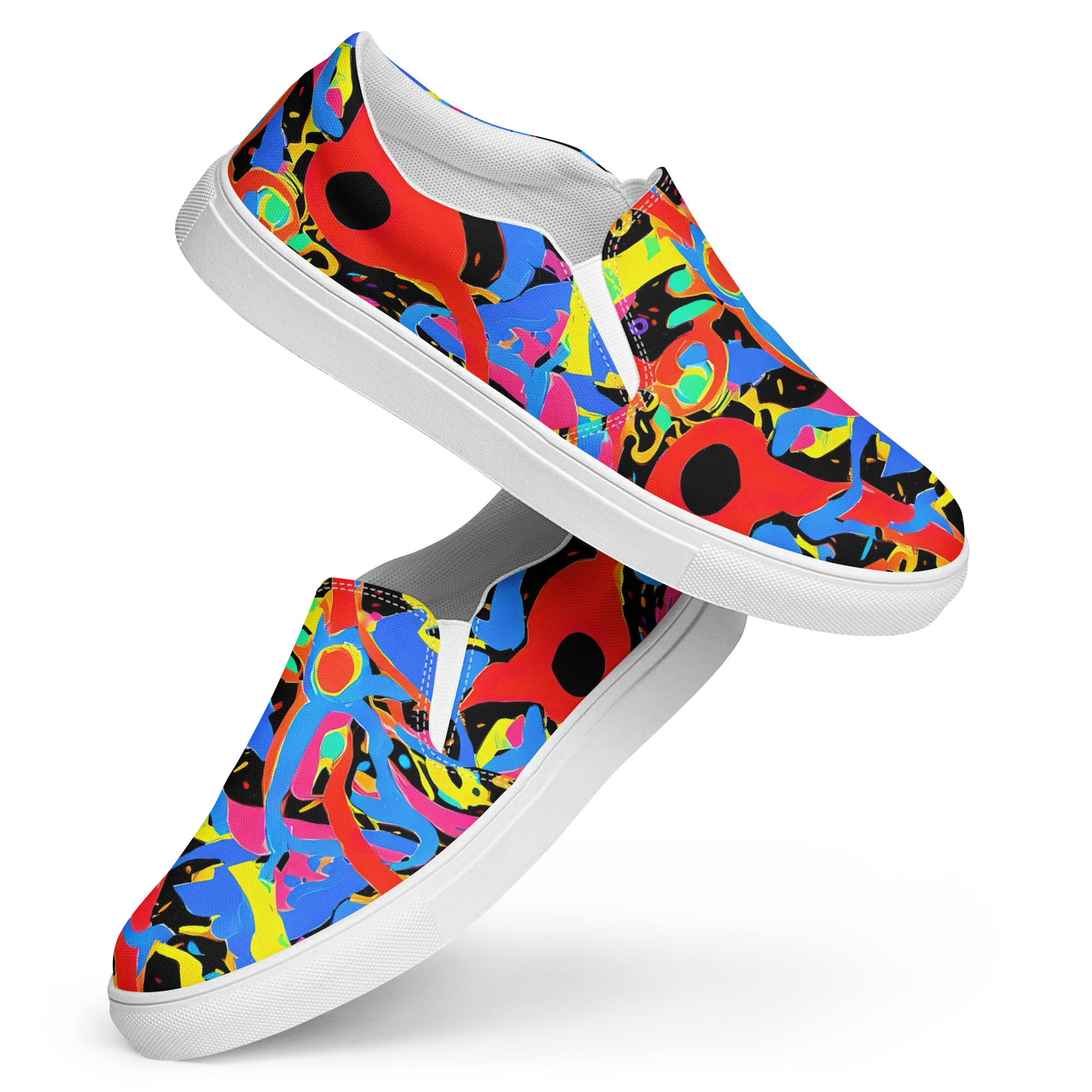 Orbit Opus on Women's Slip-On Canvas Shoes — Front
