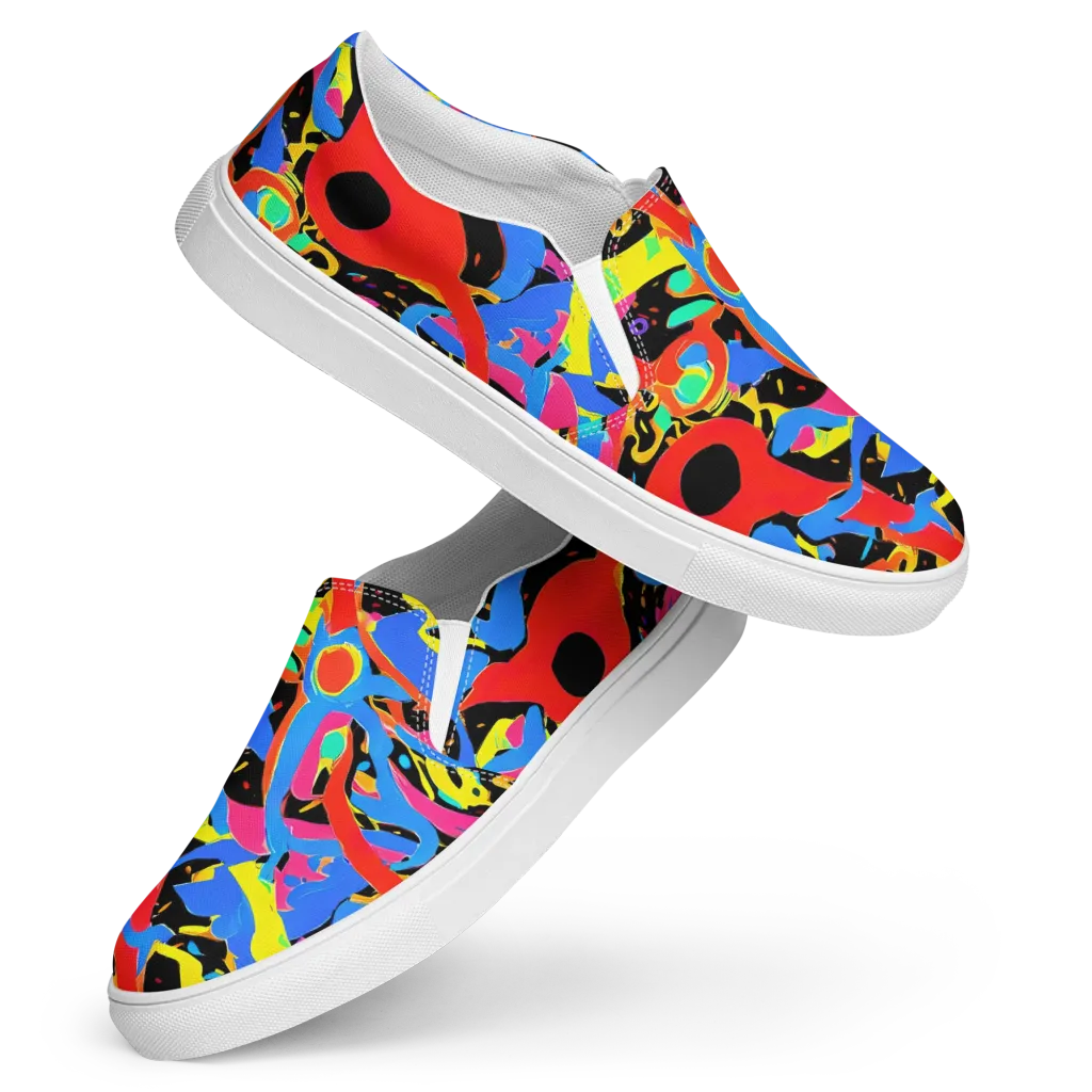 Orbit Opus on Women's Slip-On Canvas Shoes — Front