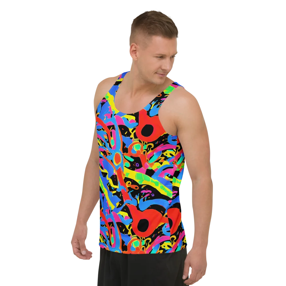 Orbit Opus on Men's Tank Top — Left Front