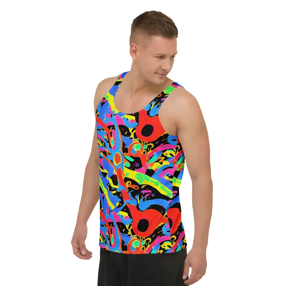 Orbit Opus on Men's Tank Top — Left Front