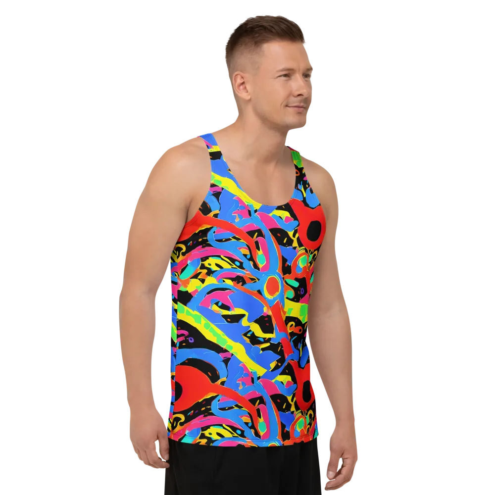 Orbit Opus on Men's Tank Top — Right Front
