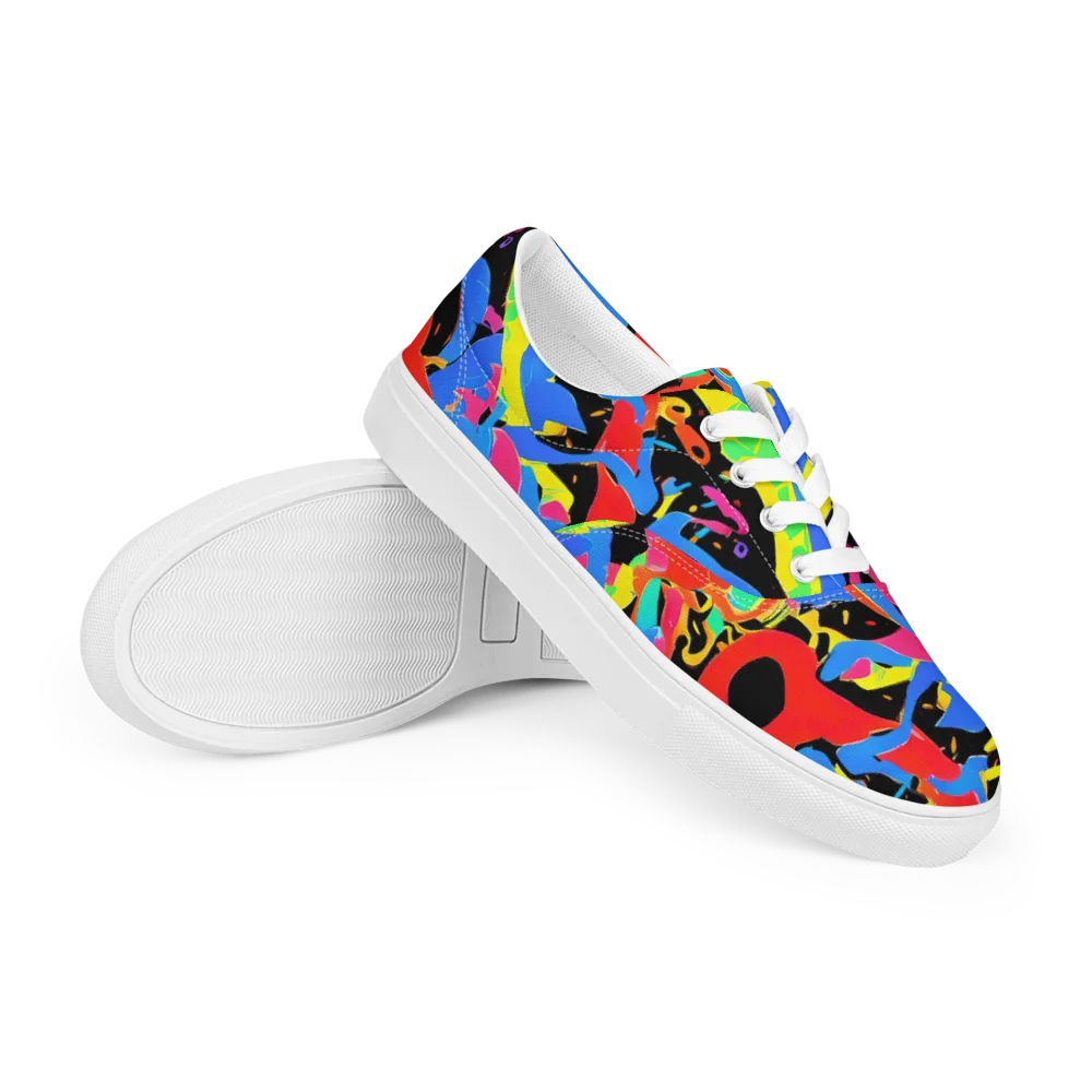 Orbit Opus on Men's Lace-Up Canvas Shoes — Right Front