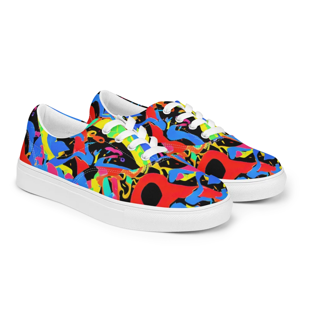 Orbit Opus on Men's Lace-Up Canvas Shoes — Right Front