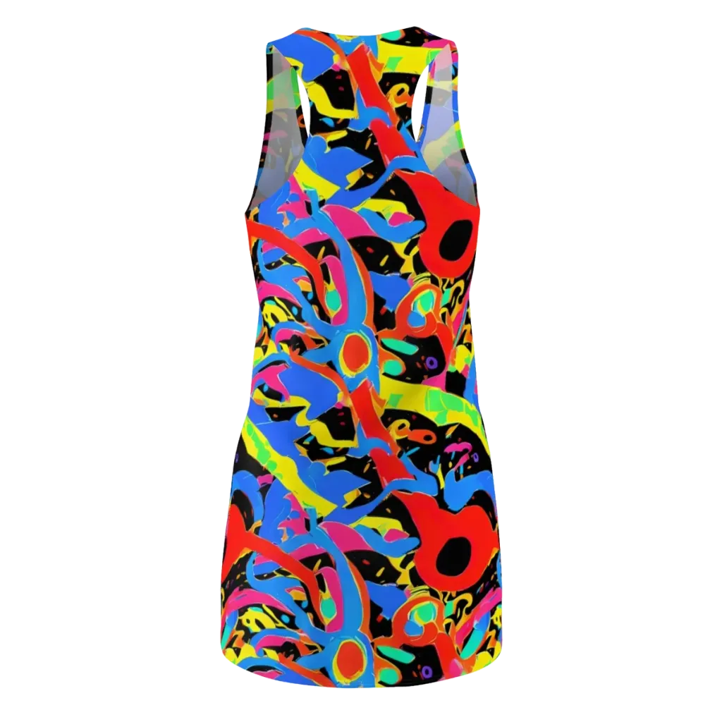 Orbit Opus on Racerback Dress — Back