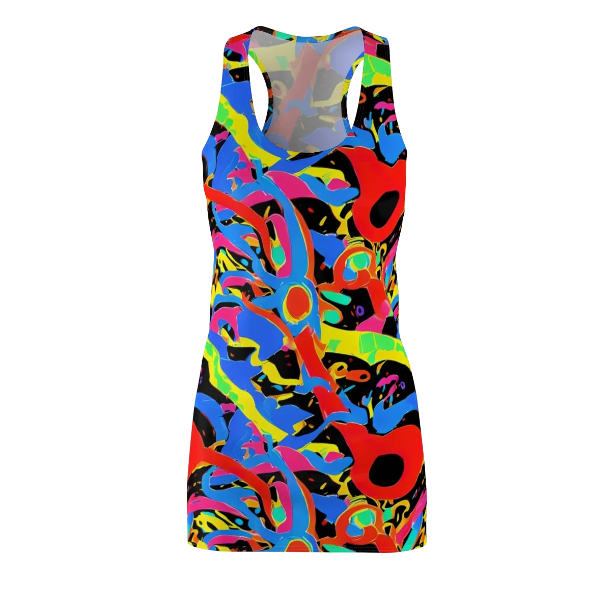 Orbit Opus on Racerback Dress — Front