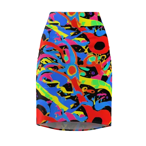 Orbit Opus on a Pencil Skirt