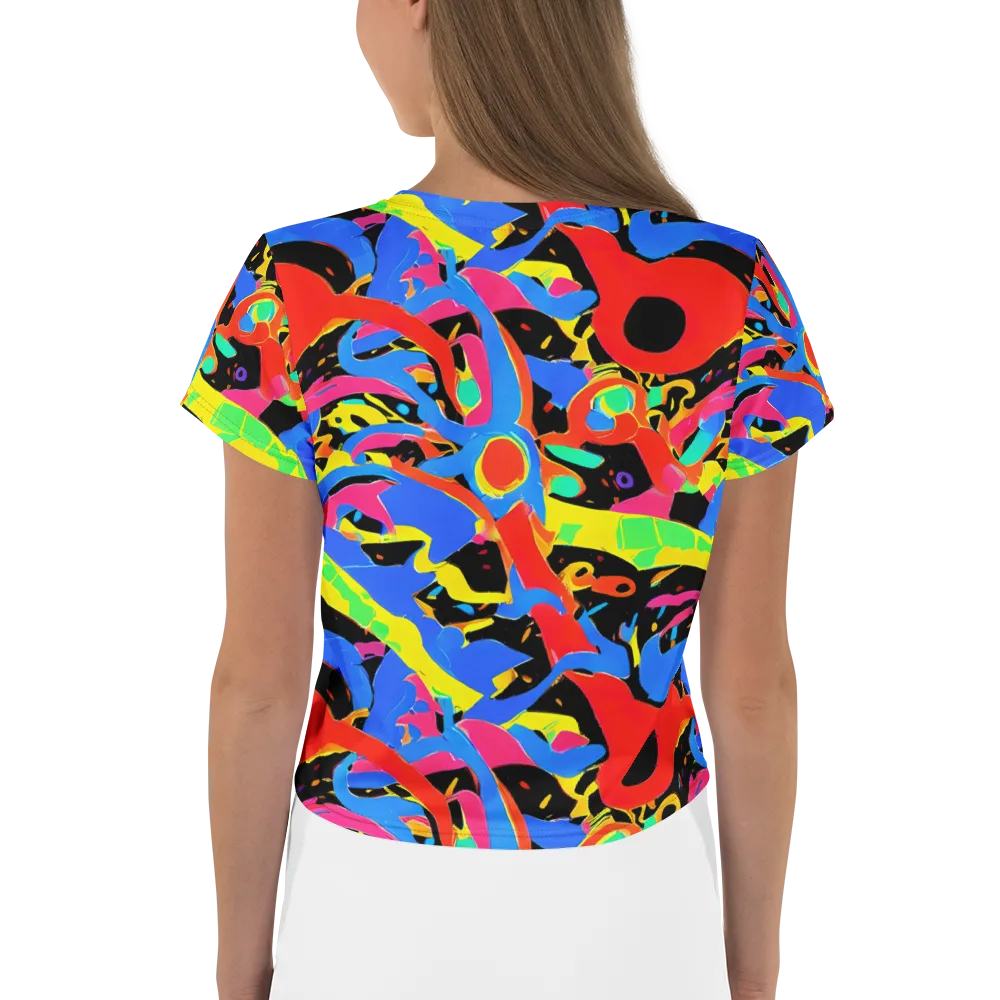 Orbit Opus on Crop Tee — Back