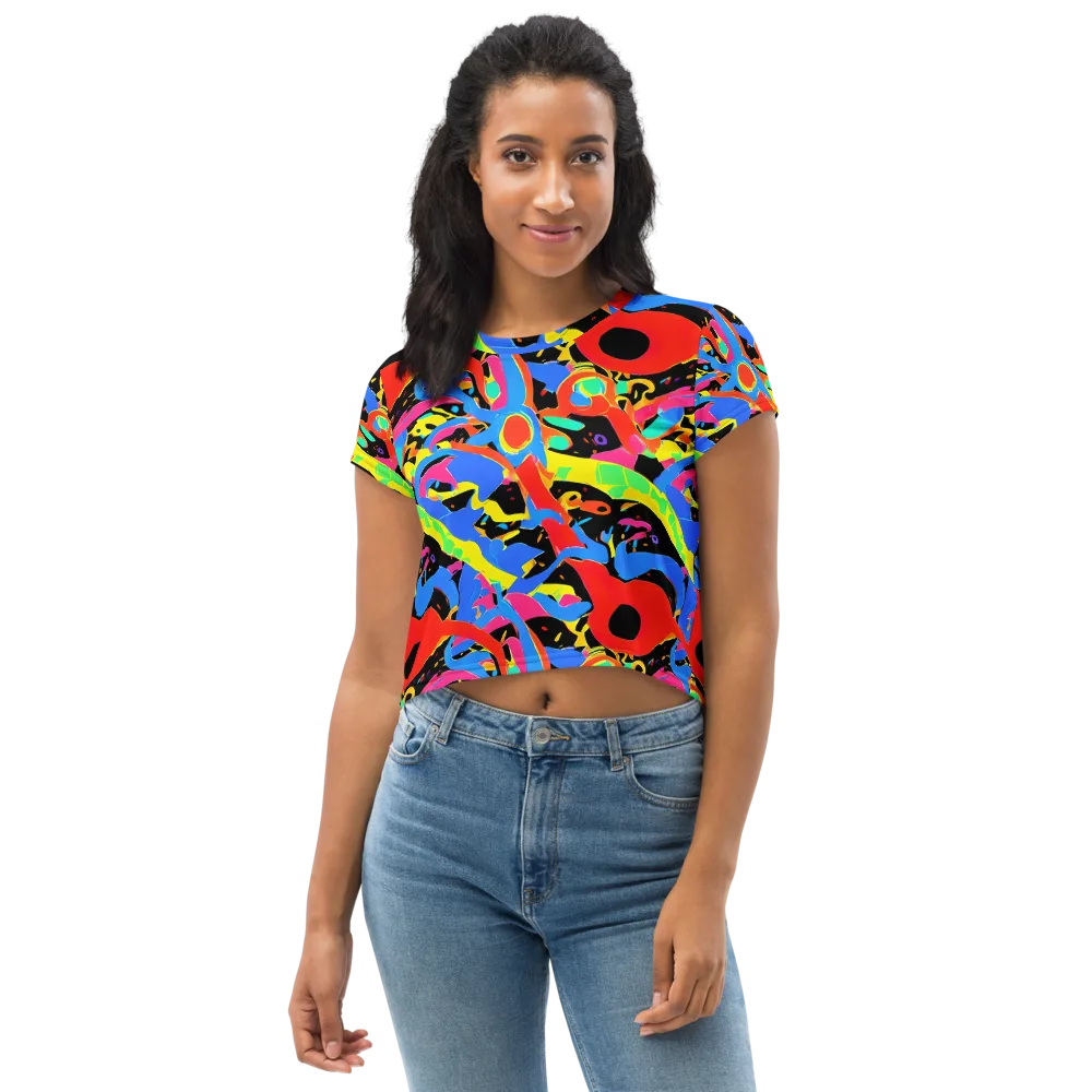 Orbit Opus on Crop Tee — Front