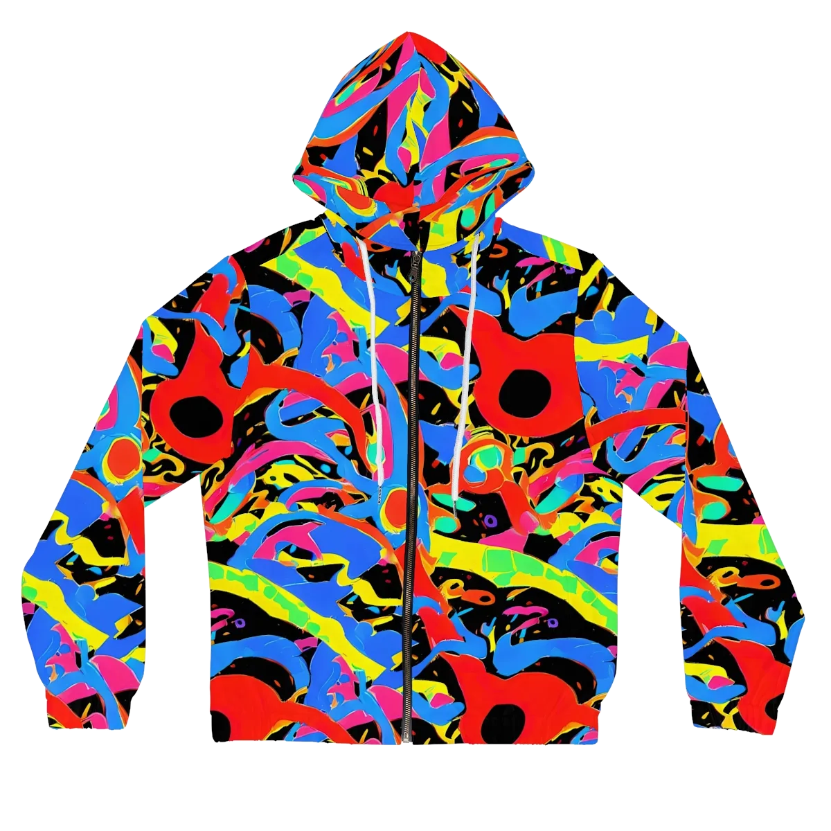Orbit Opus on Women's Full-Zip Hoodie — Front