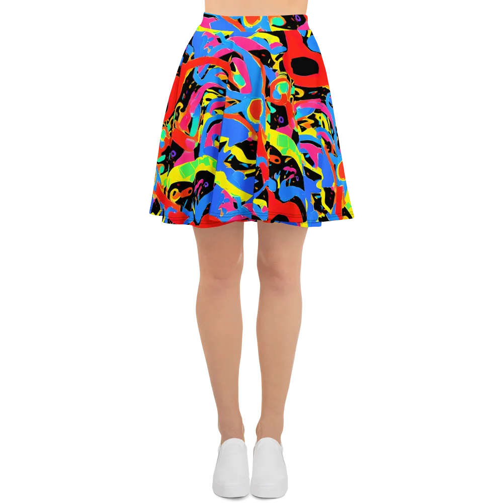 Orbit Opus on Skater Skirt — Front