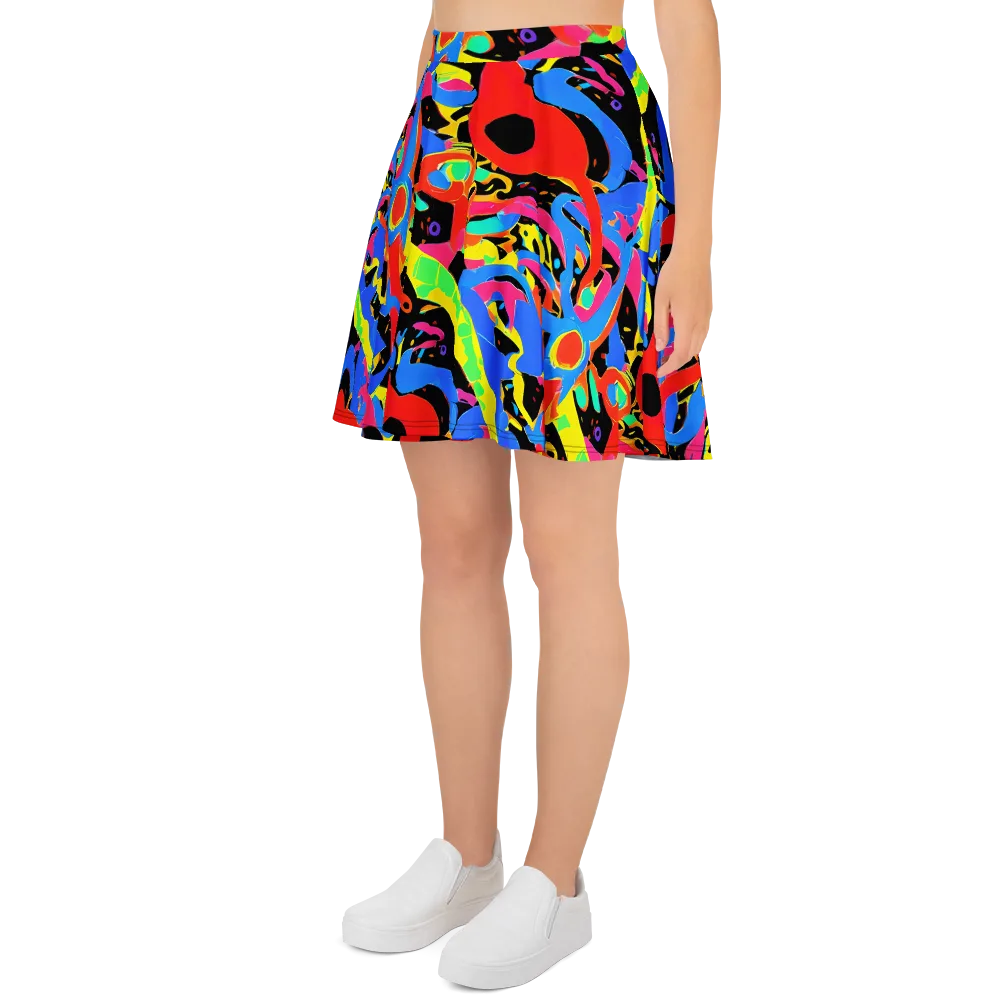 Orbit Opus on Skater Skirt — Left