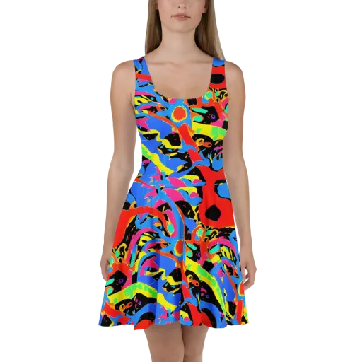 Orbit Opus on a Skater Dress