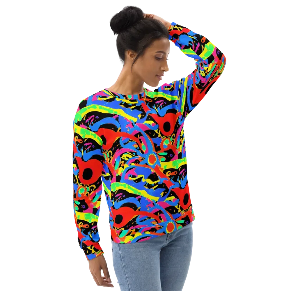 Orbit Opus on Sweatshirt — Right Front