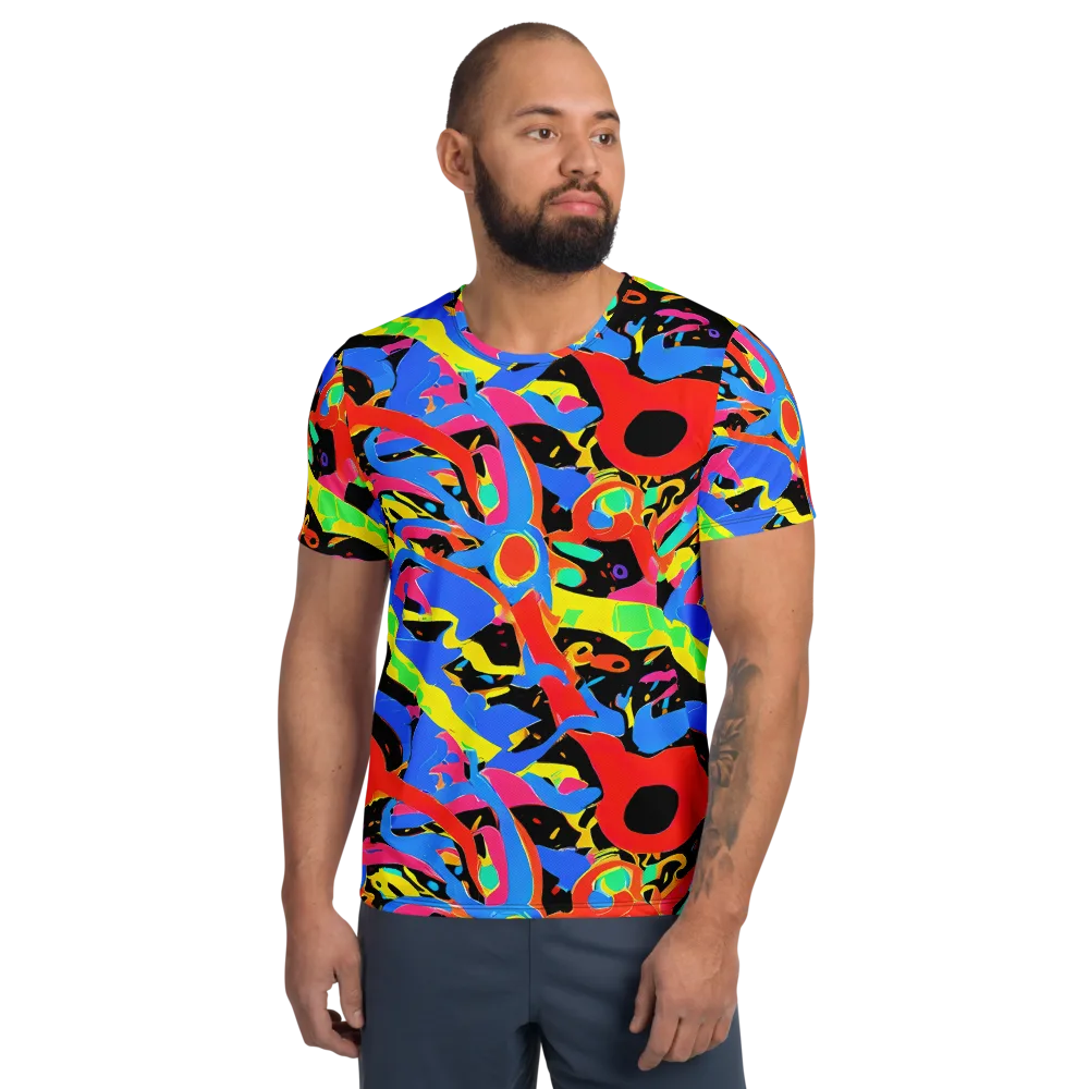 Orbit Opus on Men's Athletic T-Shirt — Front