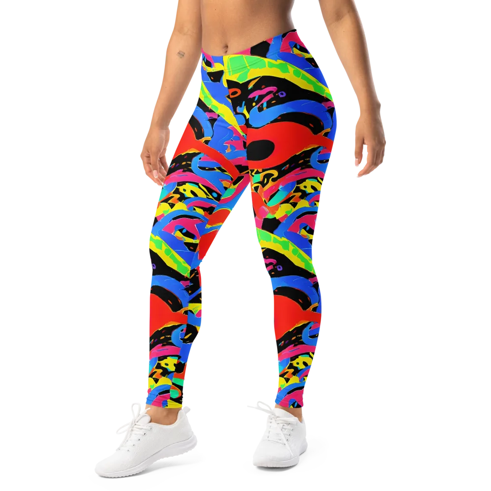 Orbit Opus on Leggings — Left Front
