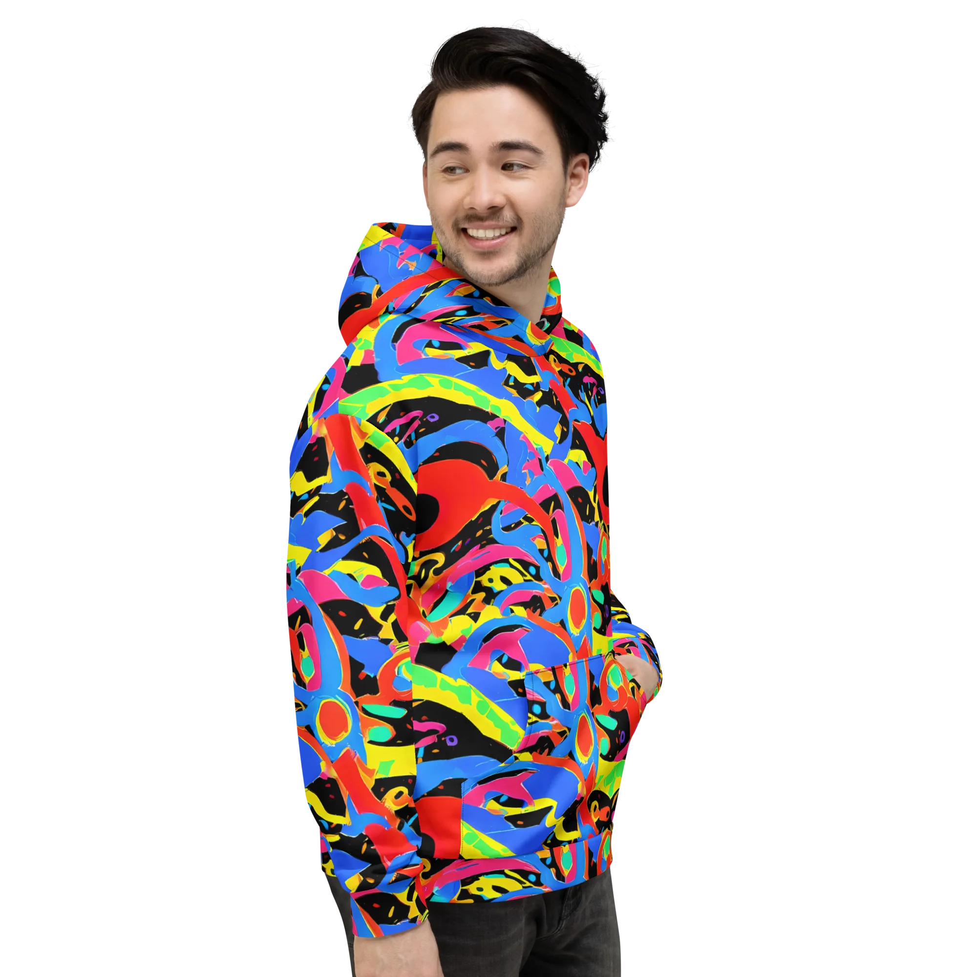 Orbit Opus on Hoodie — Right