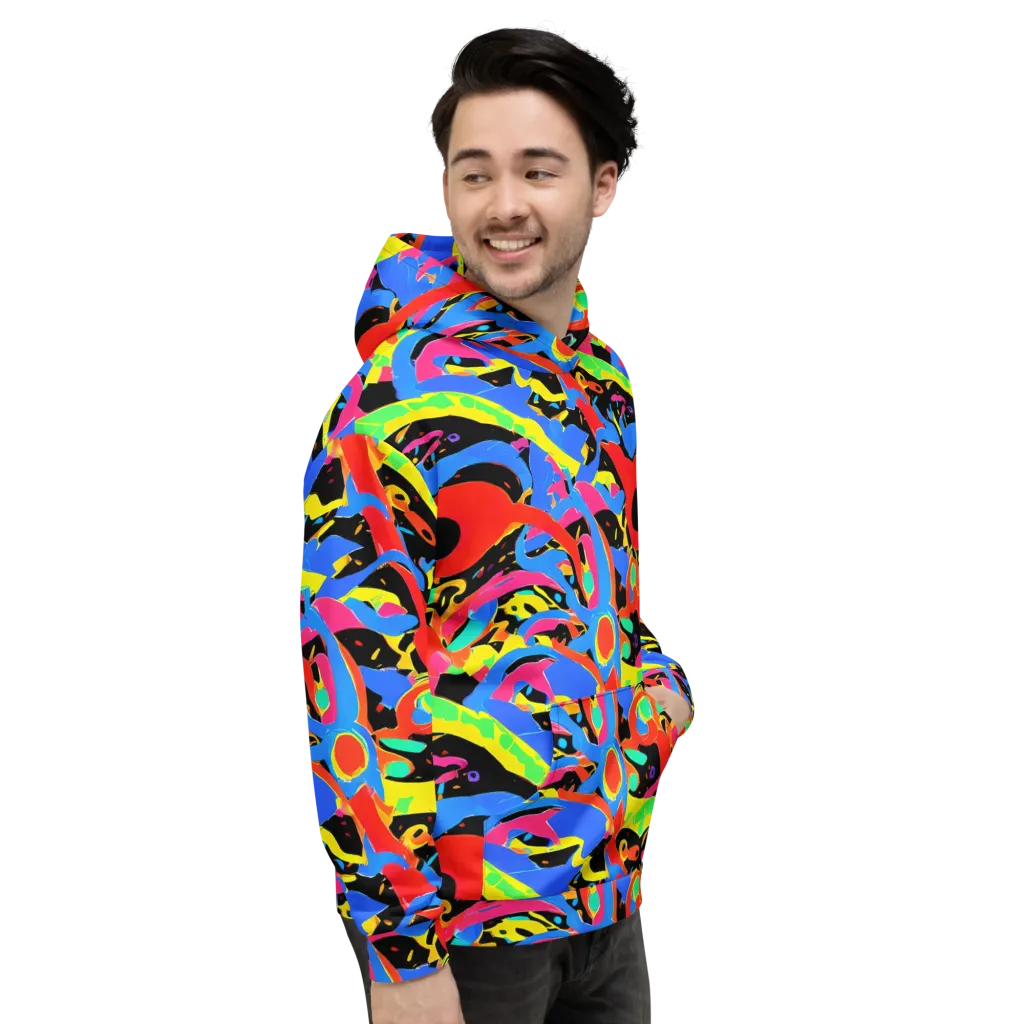 Orbit Opus on Hoodie — Right