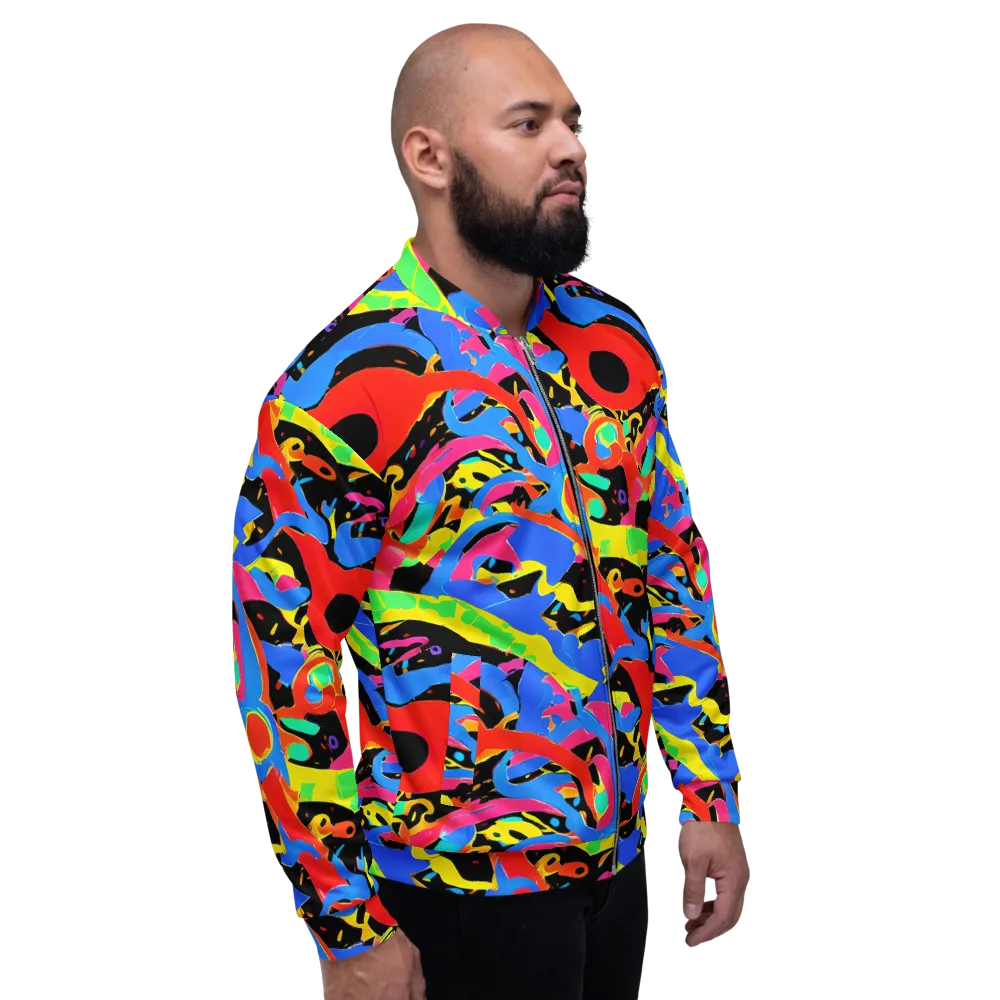 Orbit Opus on Bomber Jacket — Right