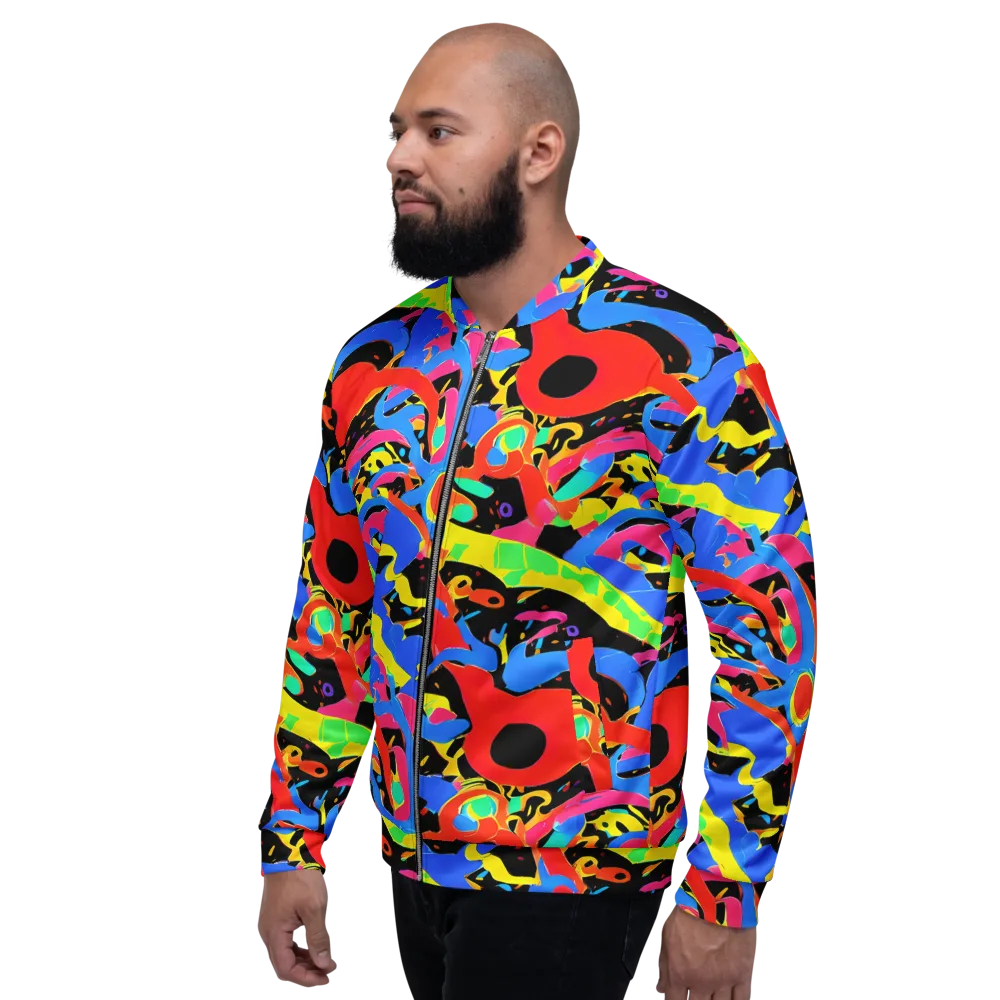 Orbit Opus on Bomber Jacket — Left