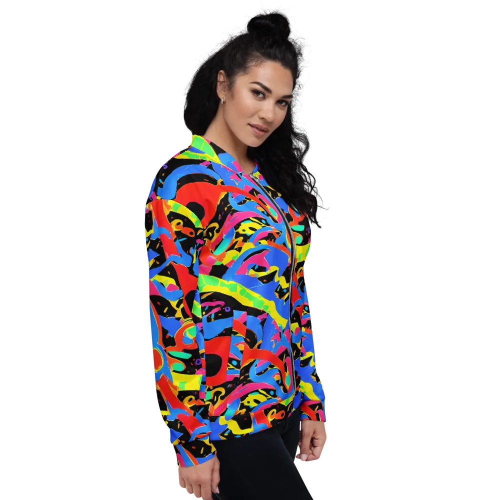 Orbit Opus on Bomber Jacket — Right