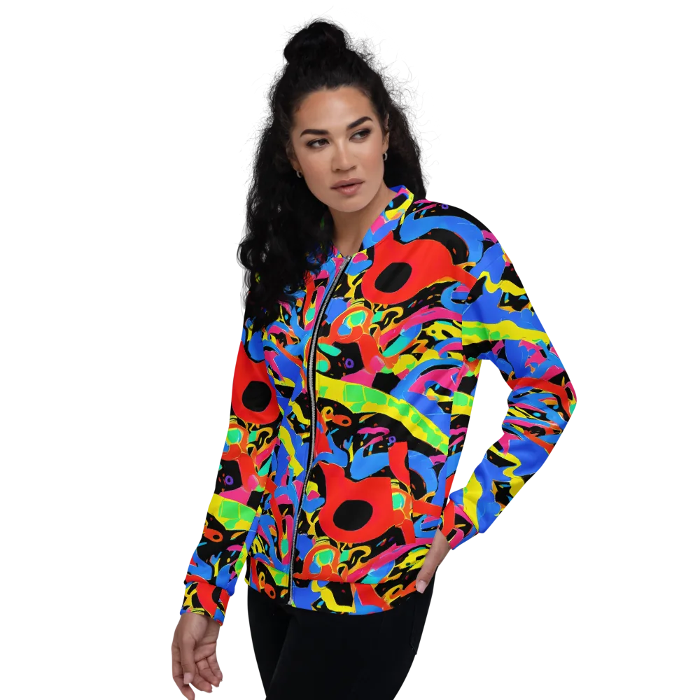 Orbit Opus on Bomber Jacket — Left