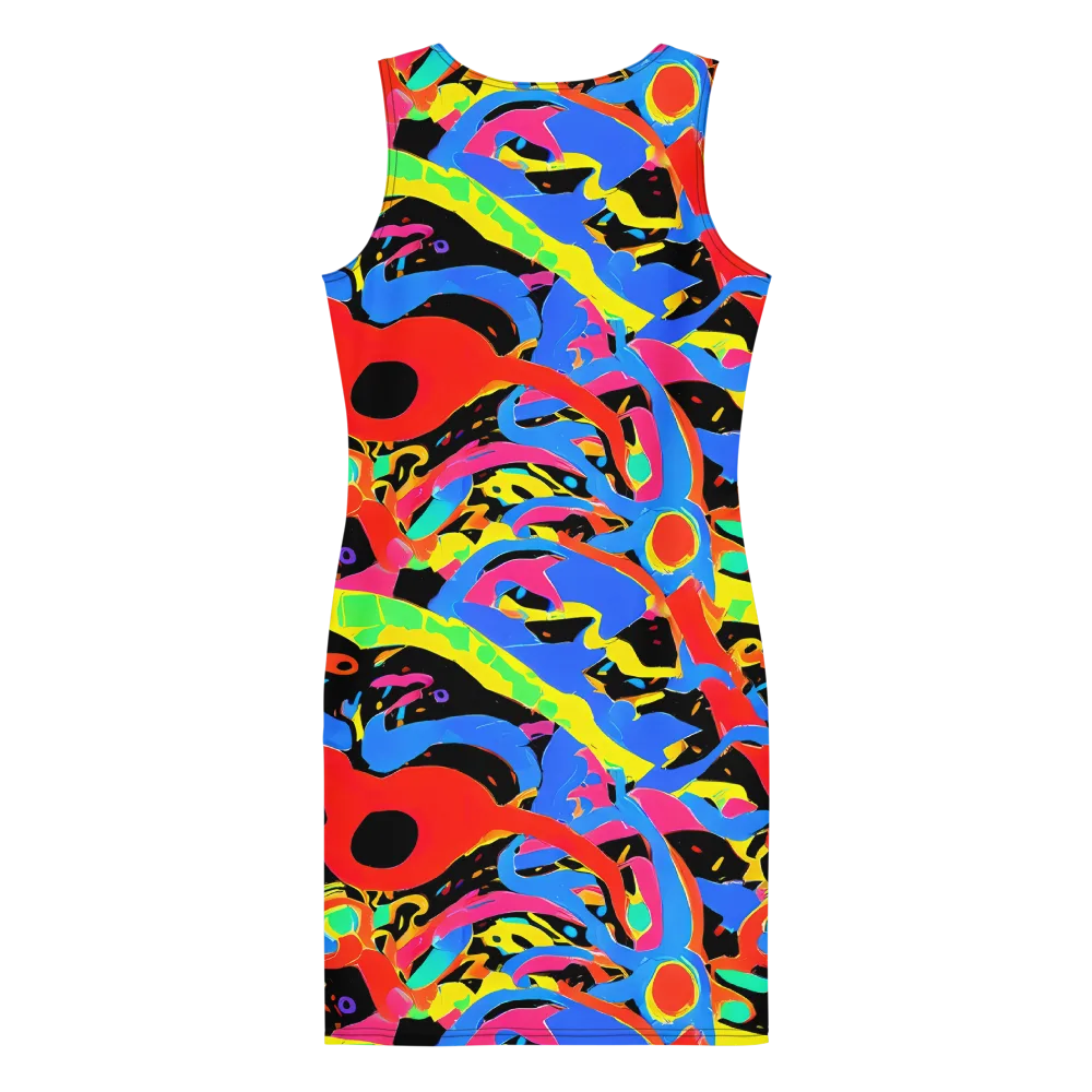 Orbit Opus on Bodycon Dress — Back